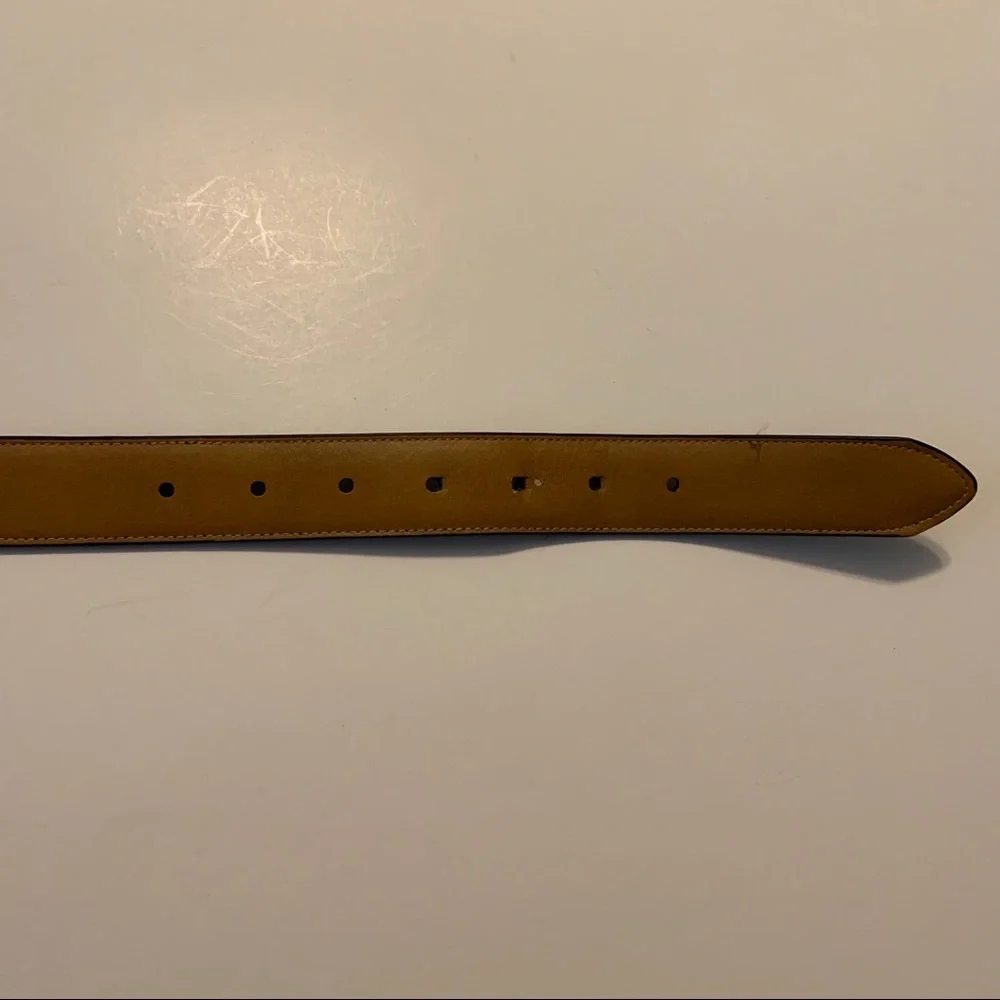 Dockers Belt Genuine Leather Mens Size 42 Black Dress Belt Work Casual Daily